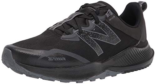 New Balance Men's DynaSoft Nitrel V4 Trail Running Shoe, Black/Black, 10.5