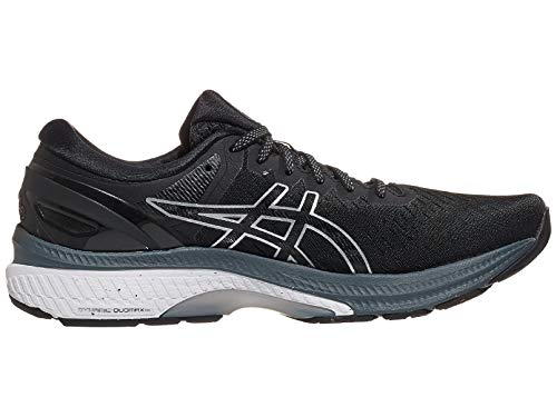 ASICS Men's Gel-Kayano 27 Running Shoes, 13, Black/Pure Silver