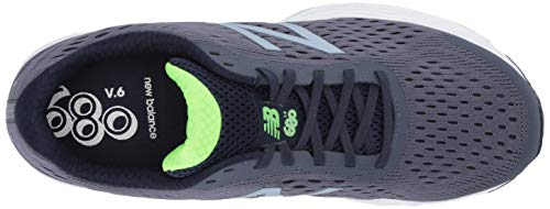 New Balance Men's 680 V6 Cushioning Running Shoe, Pigment/RGB Green, 12 X-Wide