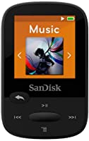 SanDisk 8GB Clip Sport MP3 Player, Black - LCD Screen and FM Radio - SDMX24-008G-G46K
