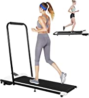 Folding Treadmill, Under Desk Electric Treadmill, Jogging Exercise Machine Home Workout Foldable Running Machine with Remote Control, LED Display, 0.5-4 MPH (US Stock)
