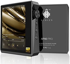 HIDIZS AP80 PRO MP3 Player with Bluetooth, High Resolution Lossless Music Player with LDAC/aptX/FLAC/Hi-Res Audio/FM Radio, Digital Audio Player with Full...
