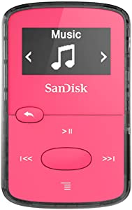 SanDisk 8GB Clip Jam MP3 Player, Pink - microSD card slot and FM Radio - SDMX26-008G-G46P
