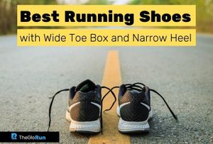 men's running shoes with wide toe box and narrow heel