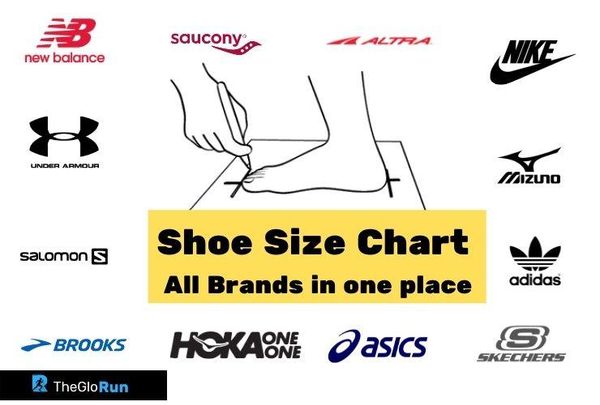 Shoe Size Chart - Top Running Shoes Popular Brands in One Place - Top ...